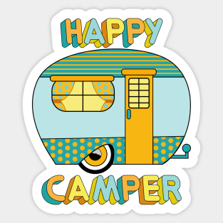 Happy Camper - Camping Sticker